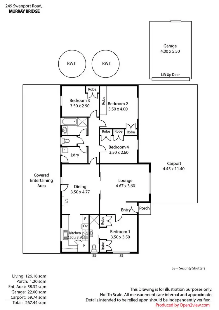 Floorplan of Homely house listing, 249 Swanport Road, Murray Bridge SA 5253