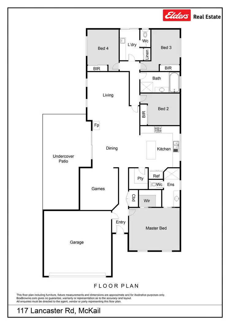 Floorplan of Homely house listing, 117 Lancaster Road, Mckail WA 6330