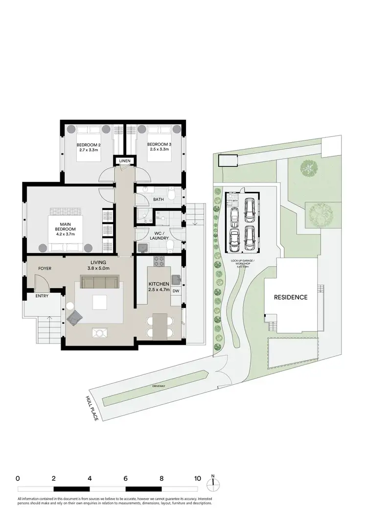 Floorplan of Homely house listing, 17 Hull Place, Seven Hills NSW 2147