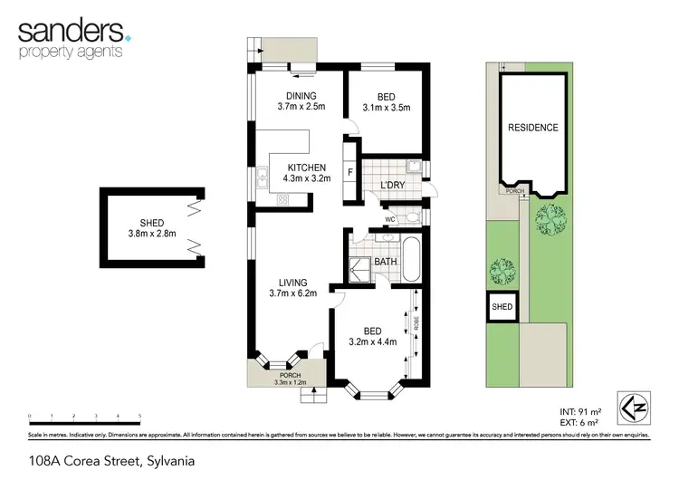 Floorplan of Homely house listing, 108A Corea Street, Sylvania NSW 2224