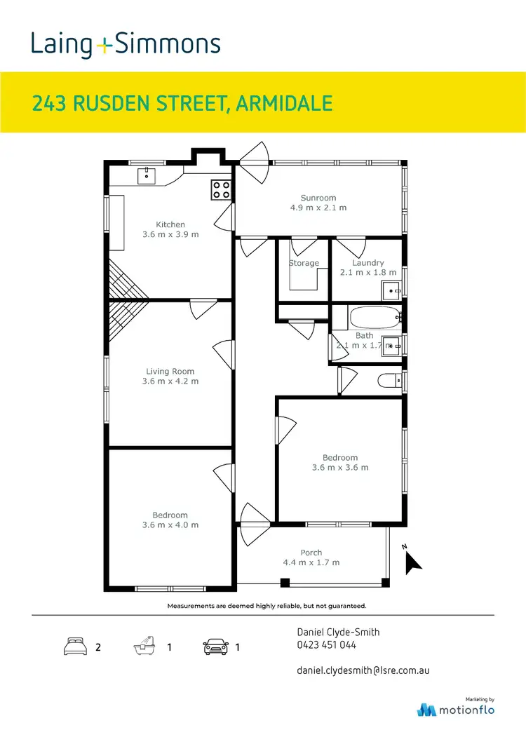 Floorplan of Homely house listing, 243 Rusden Street, Armidale NSW 2350