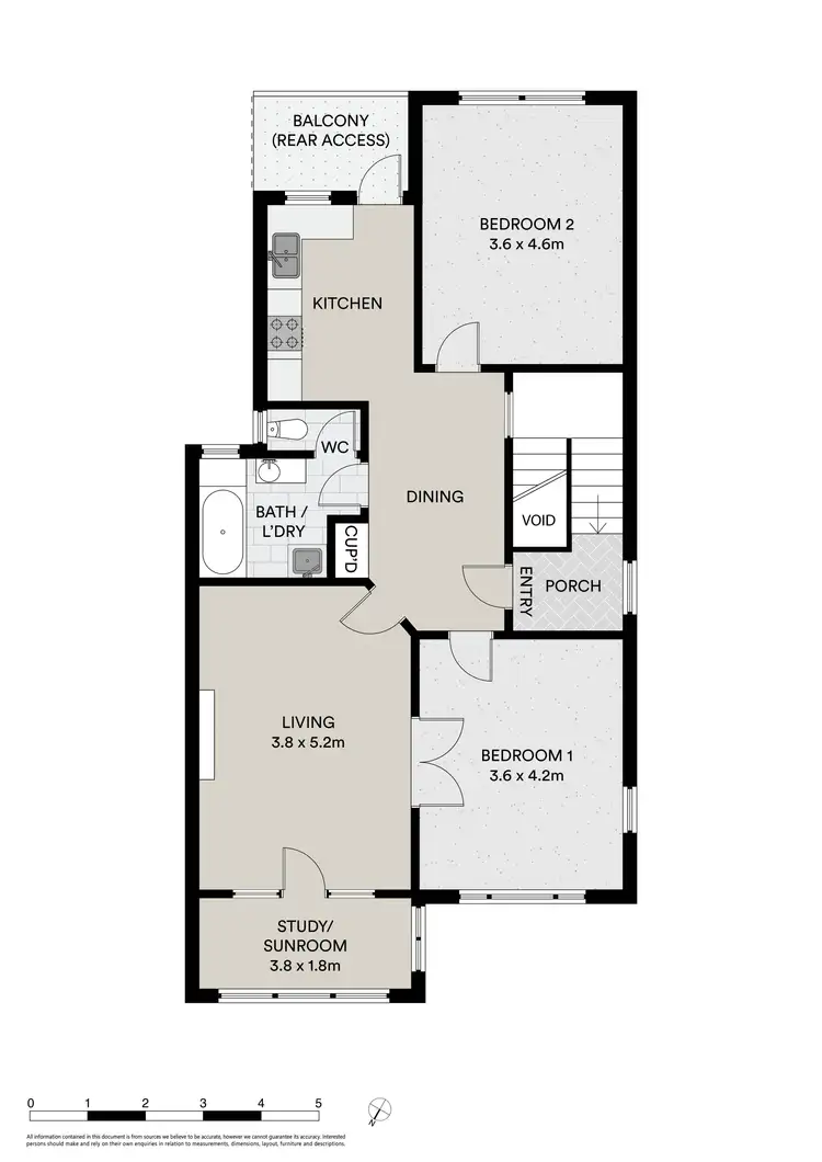 Floorplan of Homely apartment listing, 4/41 Dickens Street, Elwood VIC 3184