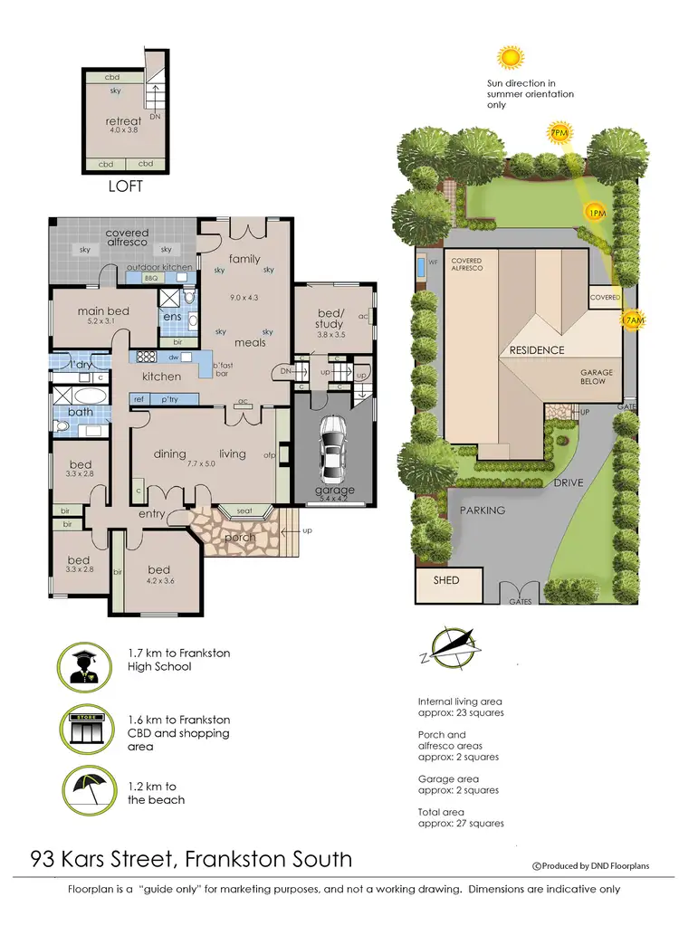 Floorplan of Homely house listing, 93 Kars Street, Frankston South VIC 3199