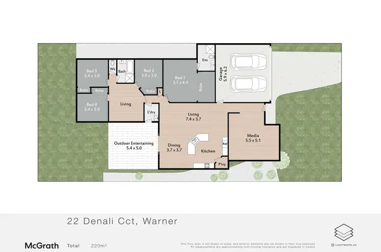 Floorplan of Homely house listing, 22 Denali Circuit, Warner QLD 4500