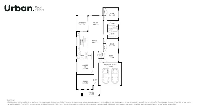 Floorplan of Homely house listing, 3 Davidson Way, Gables NSW 2765