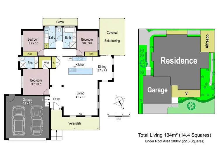 Floorplan of Homely house listing, 31 Grange Crescent, Warragul VIC 3820