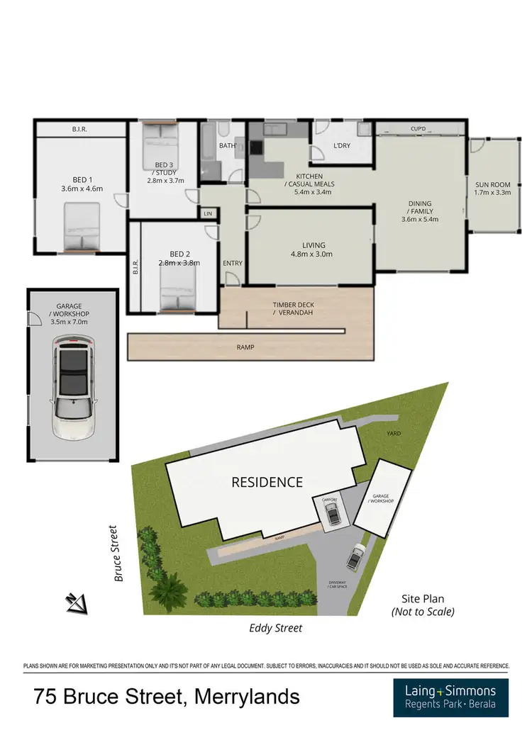 Floorplan of Homely house listing, 75 Bruce Street, Merrylands NSW 2160