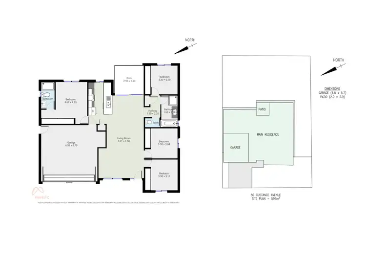 Floorplan of Homely house listing, 50 Custance Avenue, Whyalla Jenkins SA 5609