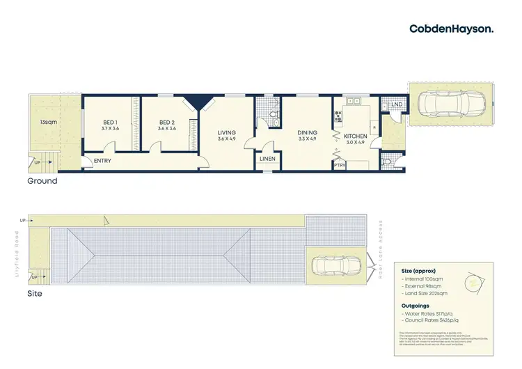 Floorplan of Homely house listing, 193 Lilyfield Road, Lilyfield NSW 2040