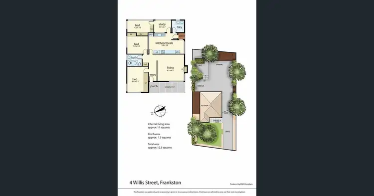 Floorplan of Homely house listing, 4 Willis Street, Frankston VIC 3199