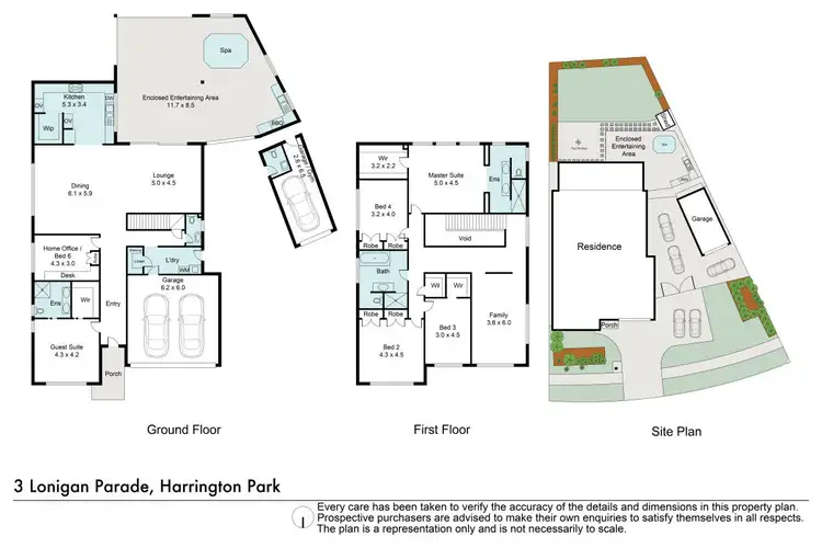Floorplan of Homely house listing, 3 Lonigan Parade, Harrington Park NSW 2567