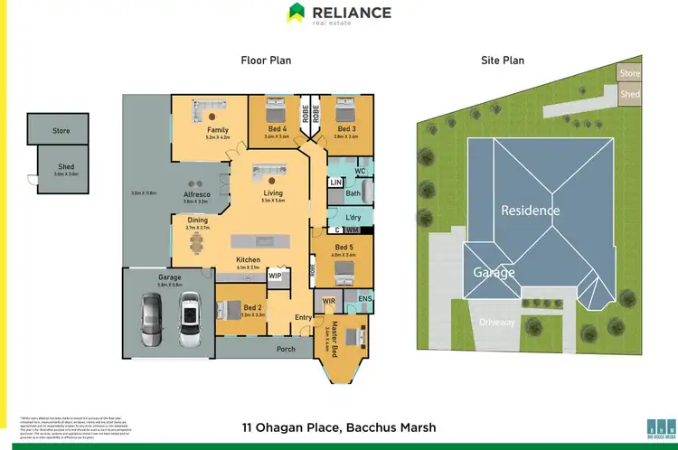 Floorplan of Homely house listing, 11 Ohagan Place, Bacchus Marsh VIC 3340