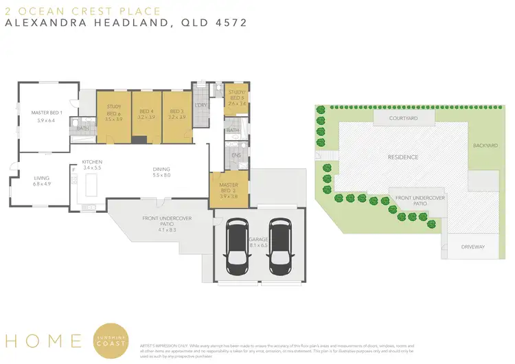 Floorplan of Homely house listing, 2 Ocean Crest Place, Alexandra Headland QLD 4572