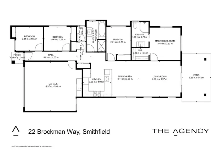Floorplan of Homely house listing, 22 Brockman Way, Smithfield QLD 4878