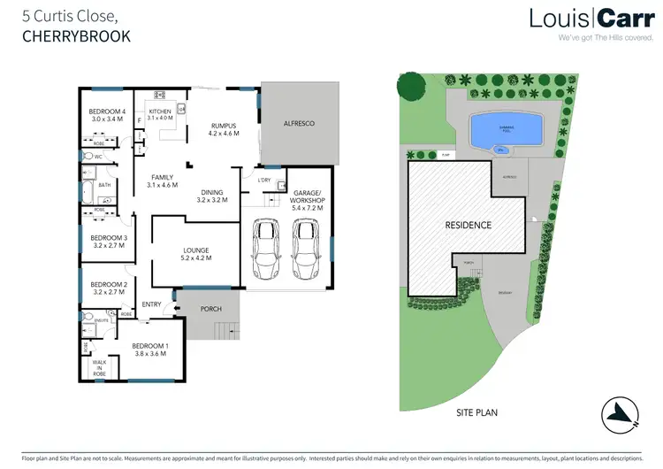 Floorplan of Homely house listing, 5 Curtis Close, Cherrybrook NSW 2126