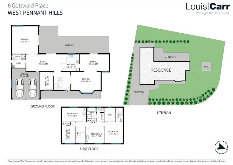 Floorplan of Homely house listing, 6 Gottwald Place, West Pennant Hills NSW 2125