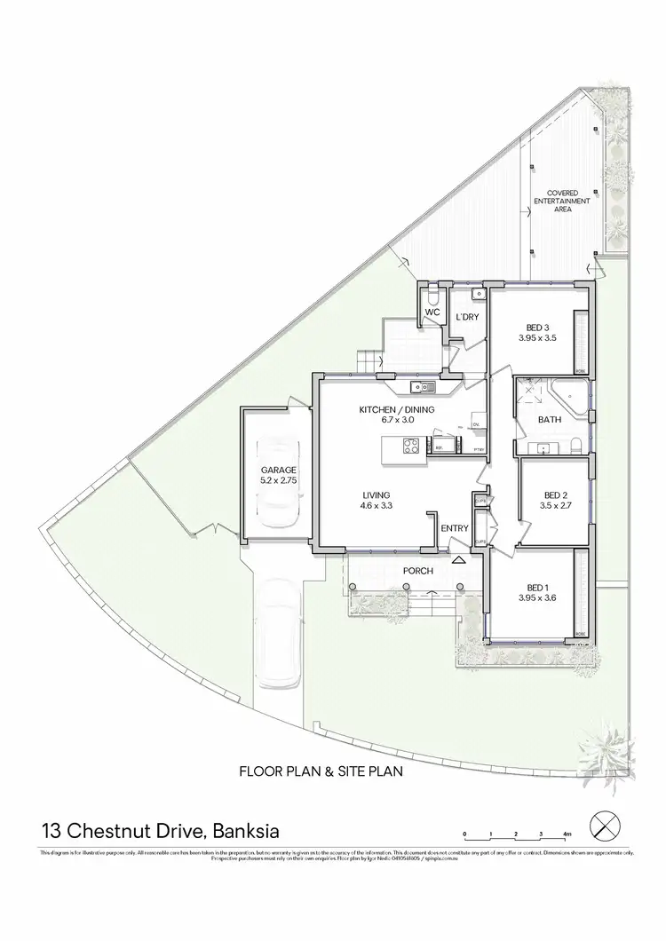 Floorplan of Homely house listing, 13 Chestnut Drive, Banksia NSW 2216