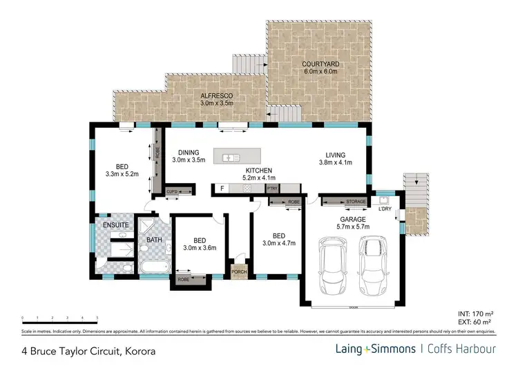 Floorplan of Homely house listing, 4 Bruce Taylor Circuit, Korora NSW 2450