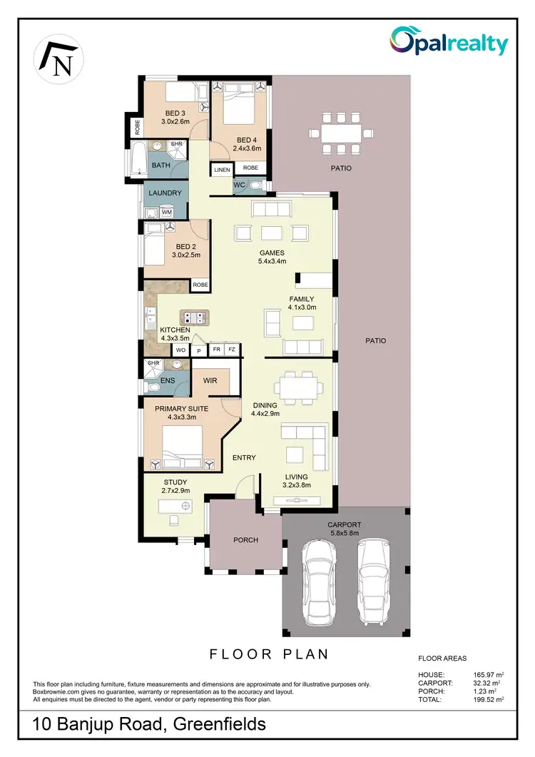 Floorplan of Homely house listing, 10 Banjup Road, Greenfields WA 6210