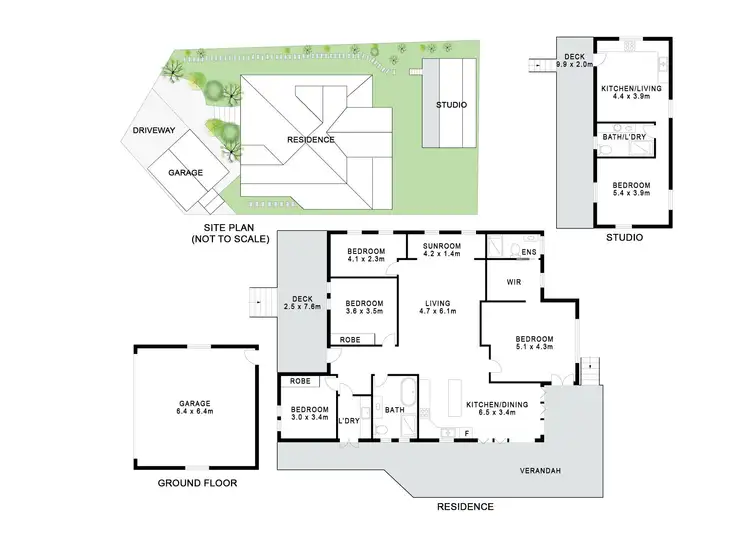 Floorplan of Homely house listing, 56 Parrot Tree Place, Bangalow NSW 2479