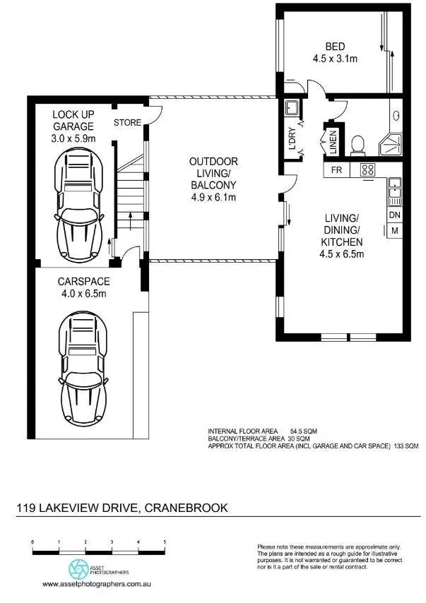 Floorplan of Homely terrace listing, 119 Lakeview Drive, Cranebrook NSW 2749
