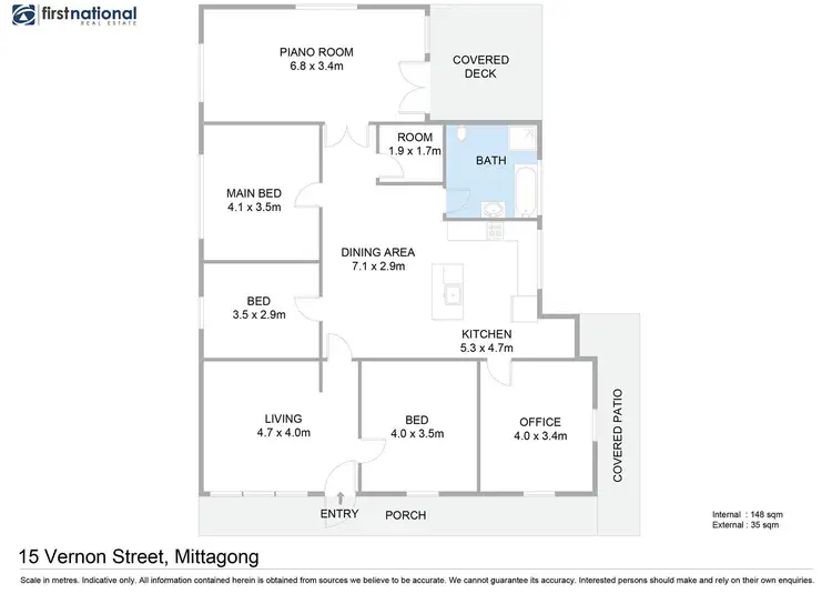 Floorplan of Homely house listing, 15 Vernon Street, Mittagong NSW 2575