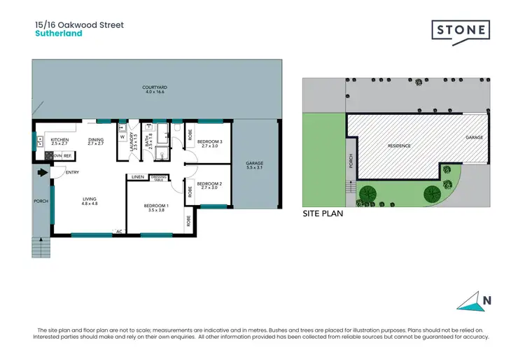 Floorplan of Homely villa listing, 15/16 Oakwood Street, Sutherland NSW 2232