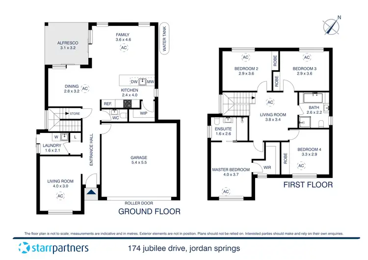 Floorplan of Homely house listing, 174 Jubilee Drive, Jordan Springs NSW 2747