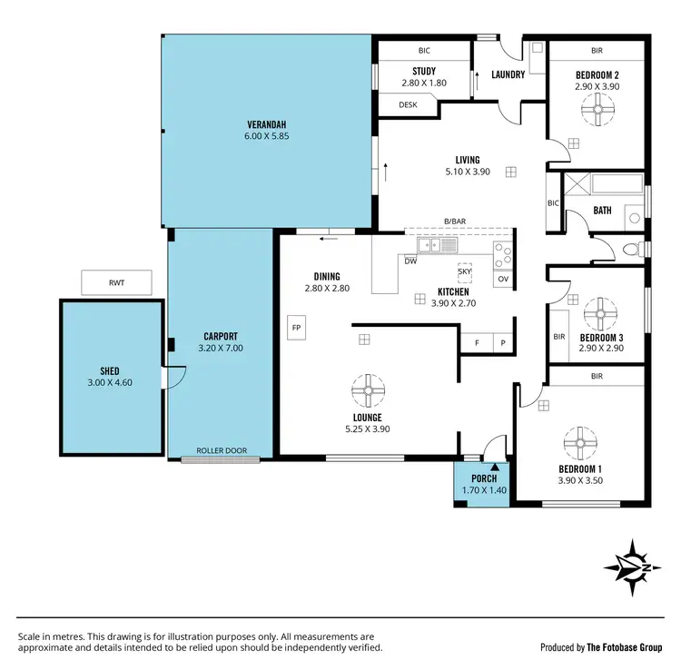 Floorplan of Homely house listing, 12 Tennessee Drive, Happy Valley SA 5159