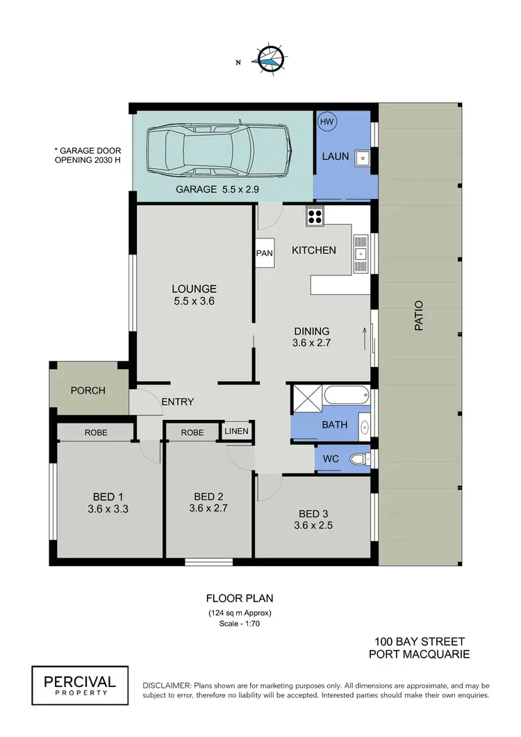Floorplan of Homely house listing, 100 Bay Street, Port Macquarie NSW 2444