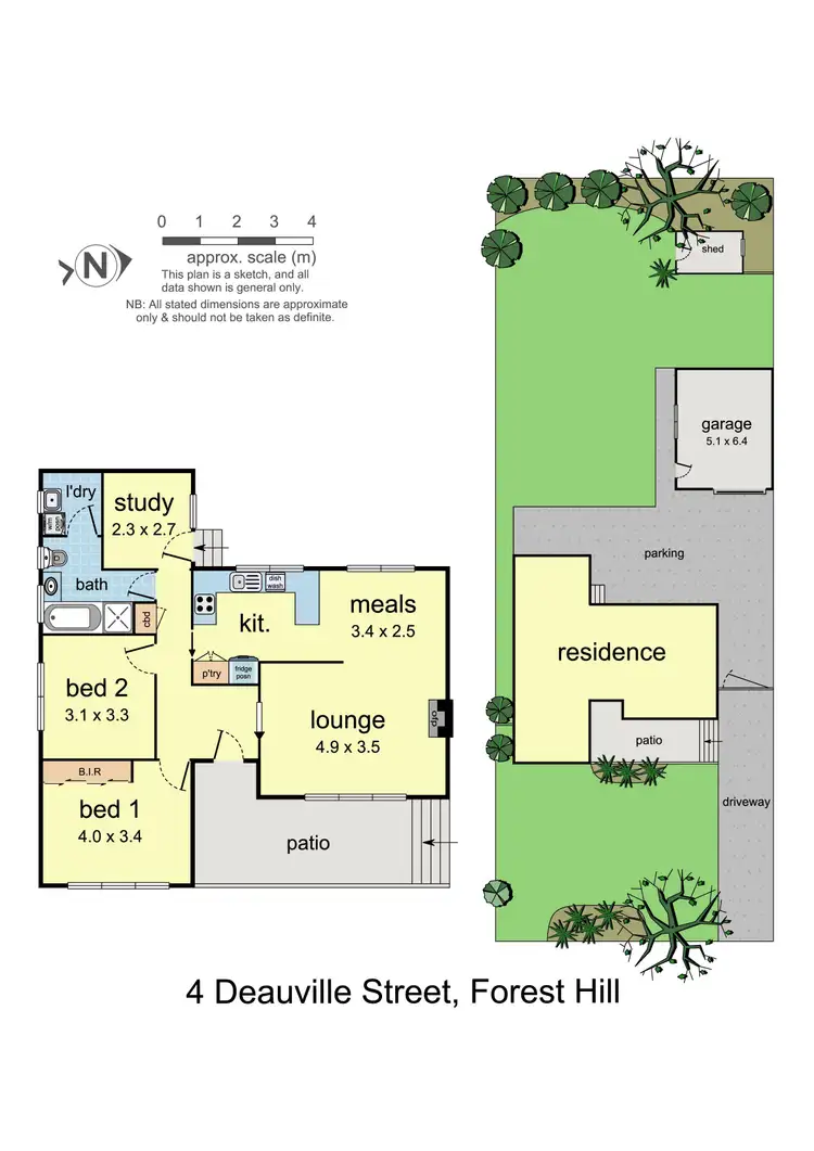 Floorplan of Homely house listing, 4 Deauville Street, Forest Hill VIC 3131