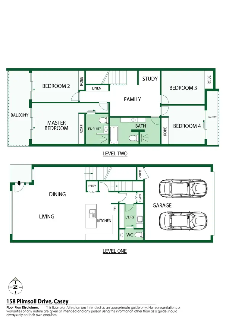 Floorplan of Homely townhouse listing, 5/158 Plimsoll Drive, Casey ACT 2913