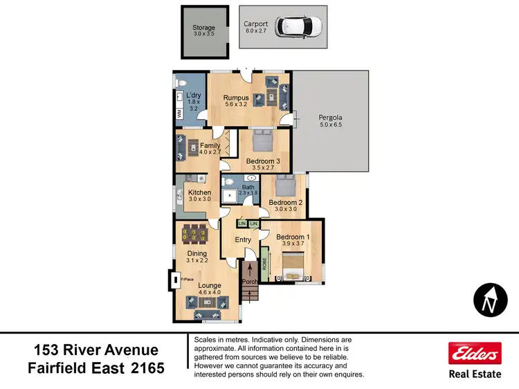 Floorplan of Homely house listing, 153 River Avenue, Fairfield East NSW 2165