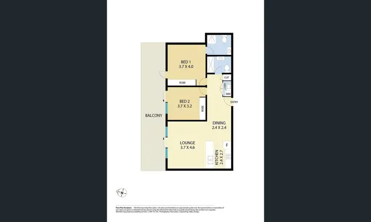 Floorplan of Homely unit listing, 705/30 Burelli Street, Wollongong NSW 2500