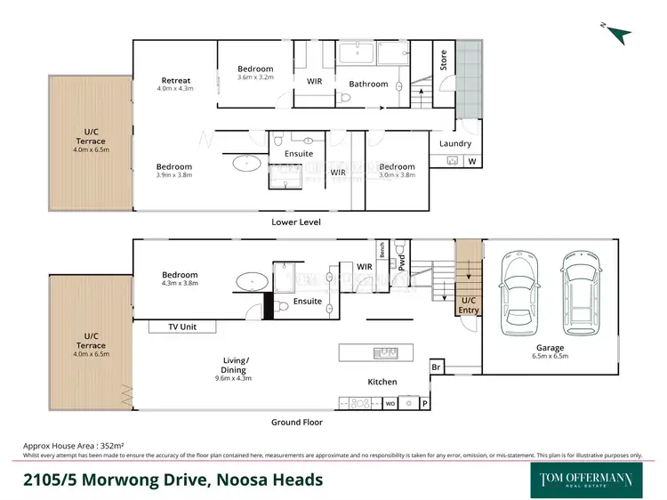 Floorplan of Homely unit listing, 2105/5 Morwong Drive, Noosa Heads QLD 4567