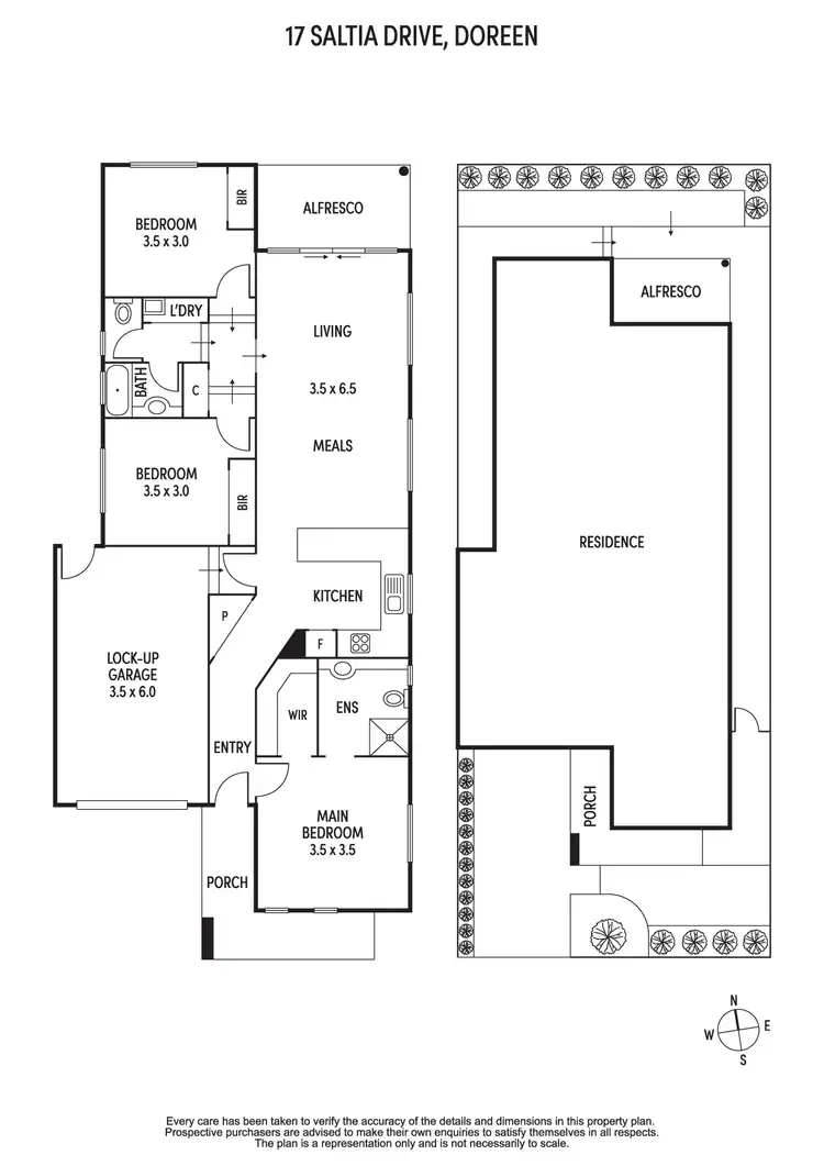 Floorplan of Homely house listing, 17 Saltia Drive, Doreen VIC 3754