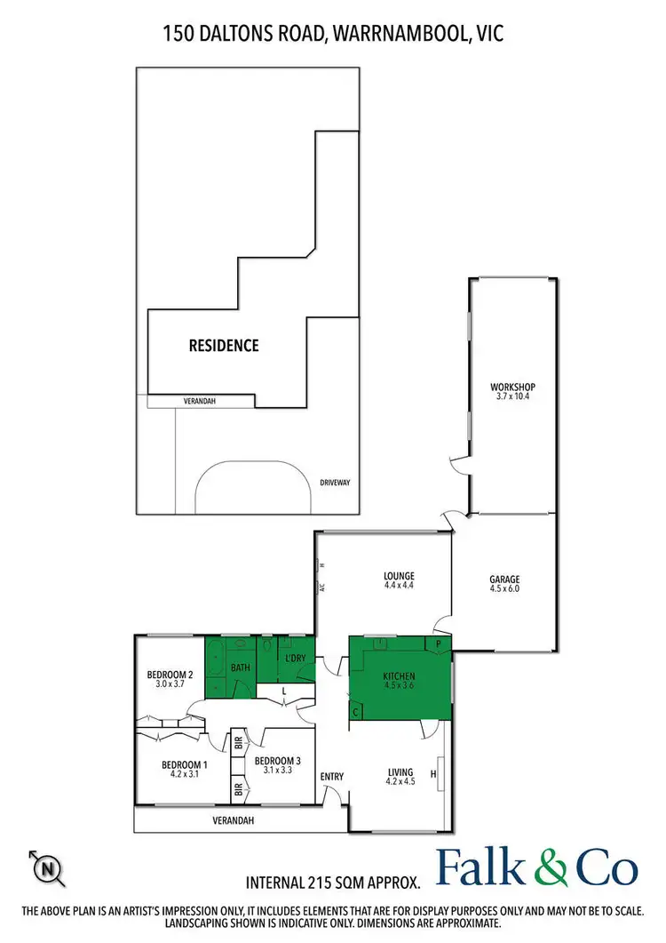 Floorplan of Homely house listing, 150 Daltons Road, Warrnambool VIC 3280