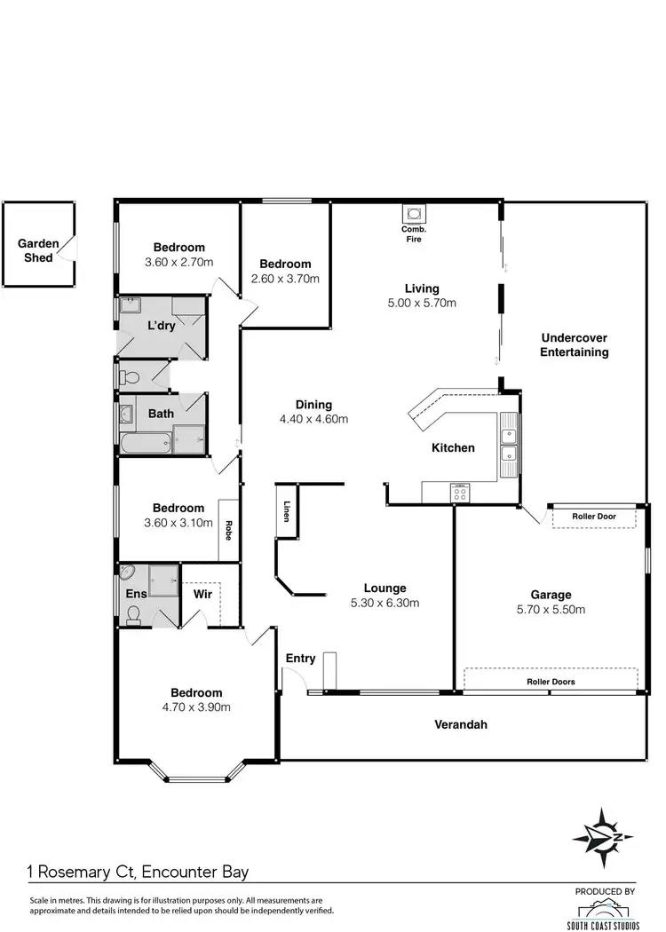 Floorplan of Homely house listing, 1 Rosemary Court, Encounter Bay SA 5211