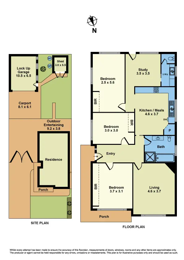 Floorplan of Homely house listing, 419 Ballarat Road, Sunshine VIC 3020