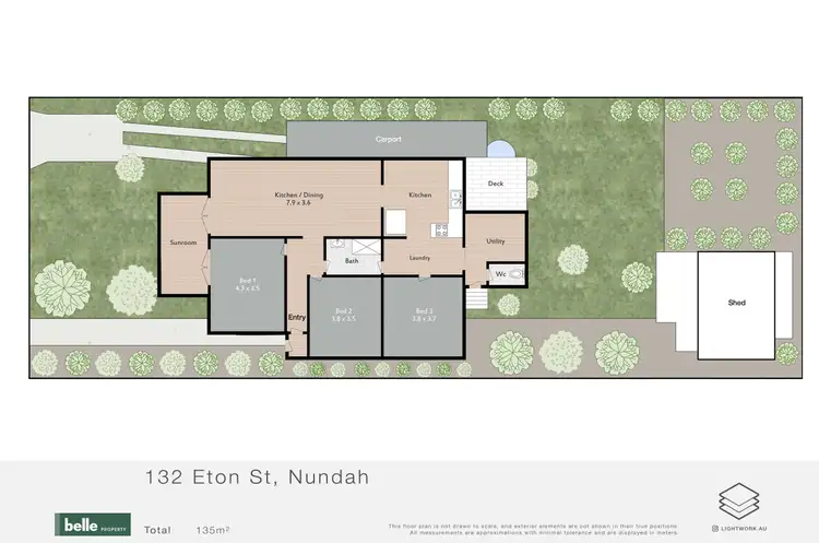Floorplan of Homely house listing, 132 Eton Street, Nundah QLD 4012