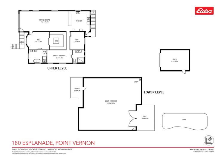 Floorplan of Homely house listing, 180 Esplanade, Point Vernon QLD 4655