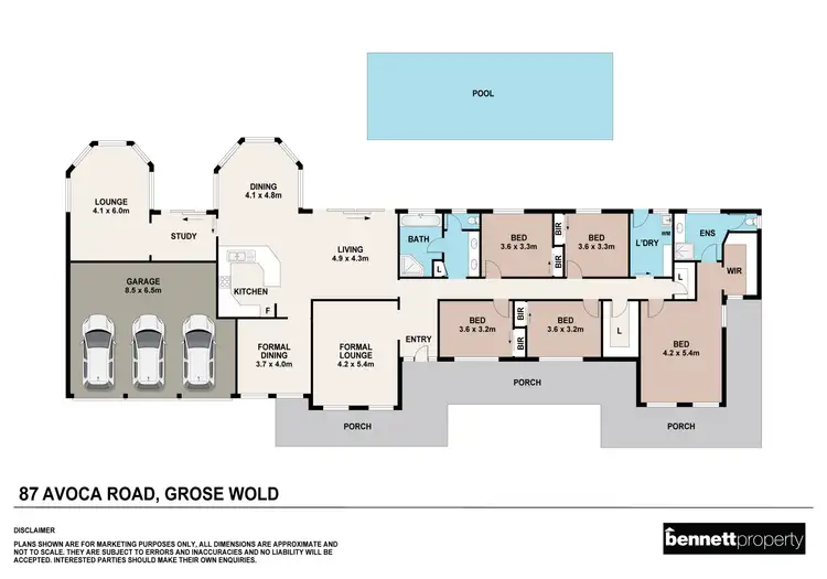 Floorplan of Homely house listing, 87 Avoca Road, Grose Wold NSW 2753