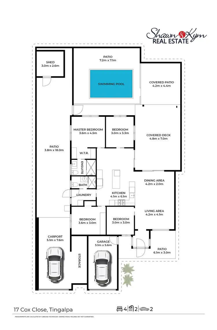 Floorplan of Homely house listing, 17 Cox Close, Tingalpa QLD 4173