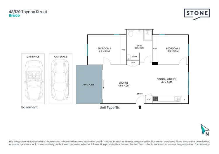 Floorplan of Homely apartment listing, 48/120 Thynne Street, Bruce ACT 2617