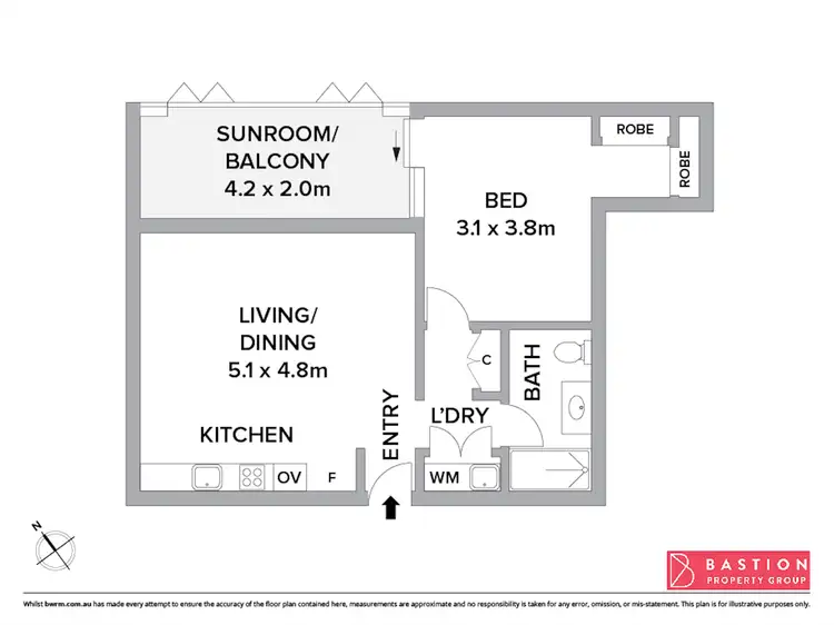 Floorplan of Homely unit listing, U20/2 Anzac Park, Campbell ACT 2612