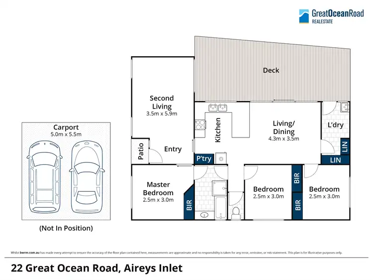 Floorplan of Homely house listing, 22 Great Ocean Road, Aireys Inlet VIC 3231