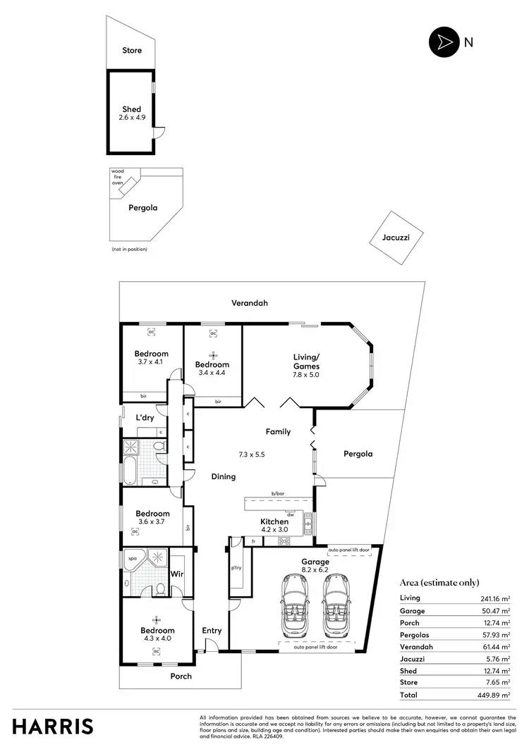 Floorplan of Homely house listing, 4 Munchenberg Avenue, Campbelltown SA 5074