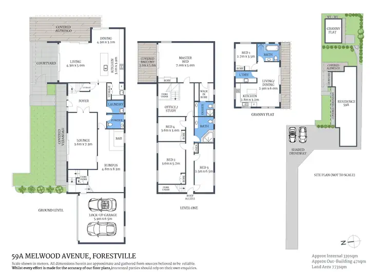 Floorplan of Homely house listing, 59a Melwood Avenue, Forestville NSW 2087