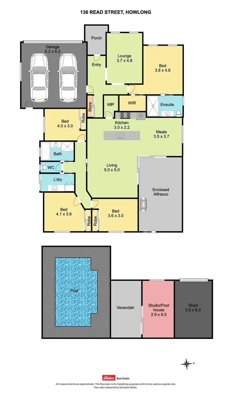Floorplan of Homely house listing, 136 Read Street, Howlong NSW 2643