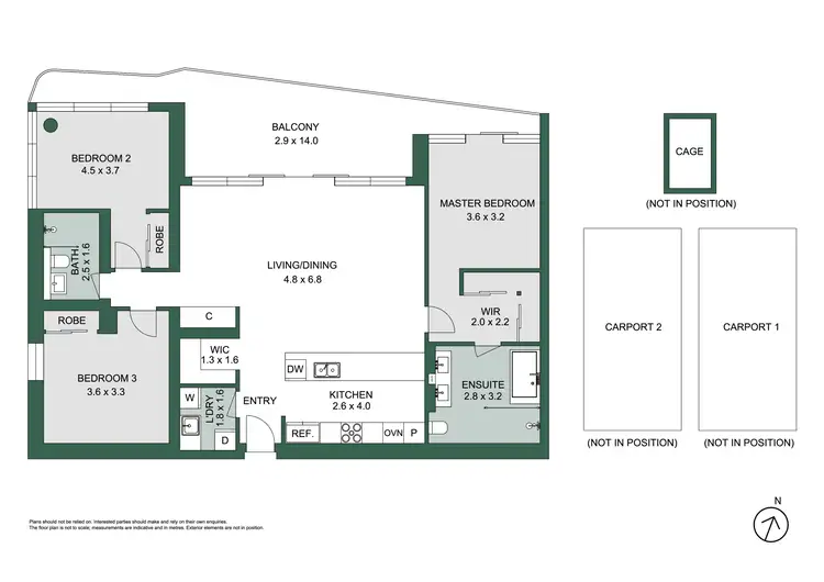 Floorplan of Homely apartment listing, 201/59 Stables Circuit, Doncaster VIC 3108